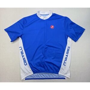 Castelli Road Cycling Jersey Men  2XL LIMITED USE 1/2 Zip Short Sleeve Scorpion